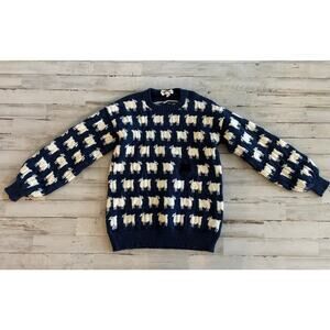 Princess Diana Black Sheep Sweater Unisex Kids Large EUC